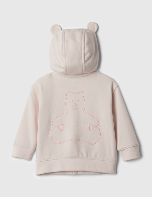 Baby Brannan Bear Logo Full-Zip Hoodie