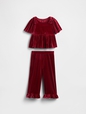 Baby & Toddler Velour Ruffle Outfit Set