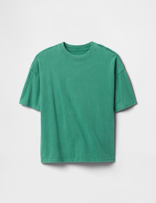 Kids Relaxed Washed Crewneck T-Shirt