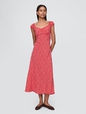 Crepe Sweetheart Maxi Dress