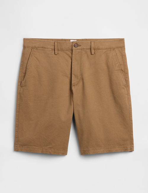 9" Essential Khaki Shorts