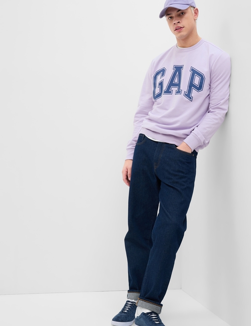 Gap logo crew neck sweatshirt