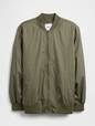 100% Recycled Relaxed Ripstop Bomber Jacket