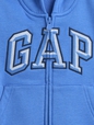 babyGap Relaxed Logo Print Zip Hoodie