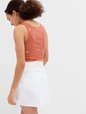 Ribbed Gap Logo Tank Top