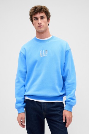 VintageSoft Oversized Logo Sweatshirt