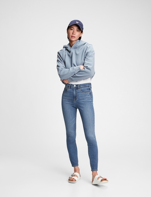 High Rise True Skinny Jeans