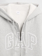 Relaxed Gap Logo Sherpa-Lined Zip Hoodie