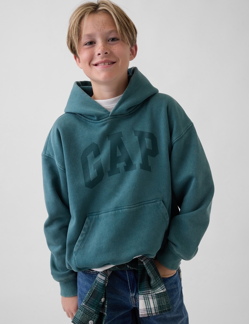 Kids VintageSoft Relaxed Logo Hoodie