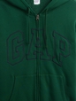 Relaxed Gap Logo Sherpa-Lined Zip Hoodie