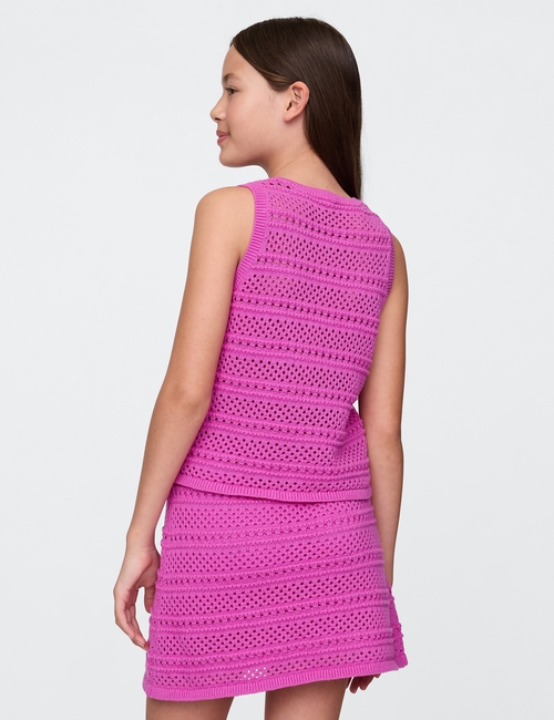 Kids Crochet Shell Tank Top