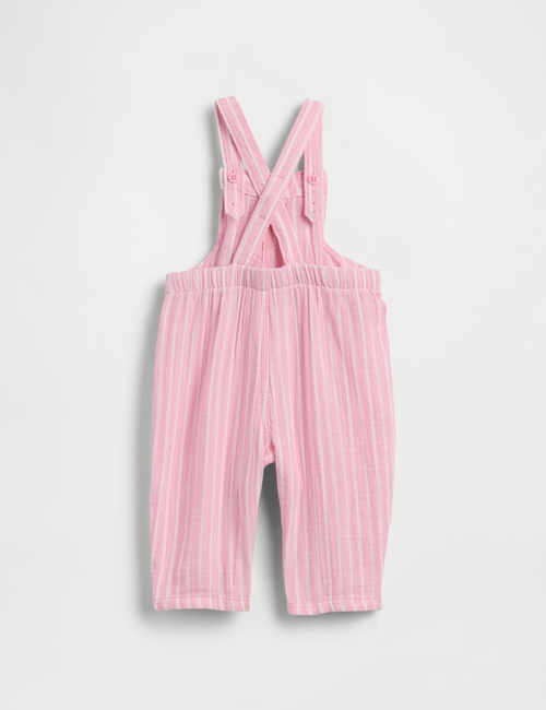 GAUZE STRIPE OVERALL