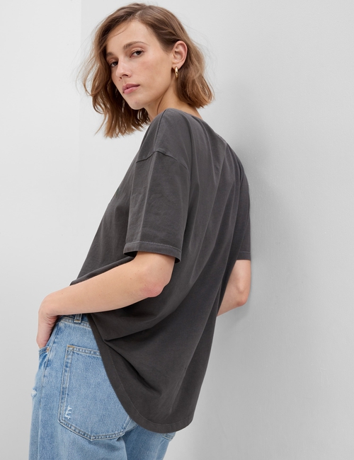 100% Organic Cotton Floral Gap Logo T-Shirt