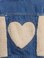 DEC DENIM SHERPA HEART JACKET