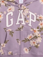 Kids Relaxed Gap Logo Print Zip Hoodie