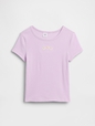 Kids Ribbed Crewneck T-Shirt