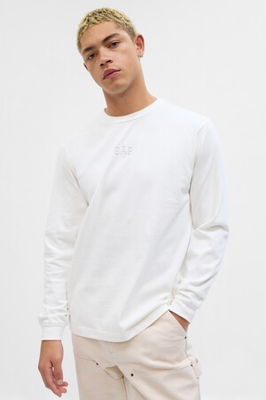 Heavyweight Gap Arch Logo T-Shirt