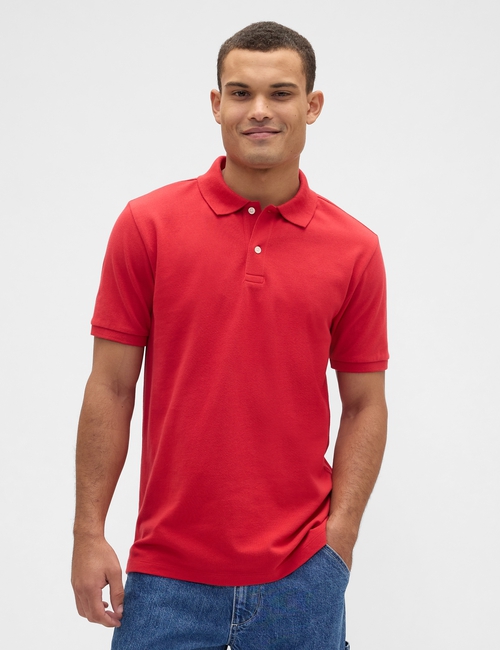 Stretch Pique Polo Shirt