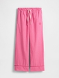 GAP X SUMMER FRIDAYS PRINTED POPLIN PJ PANT RED/PI
