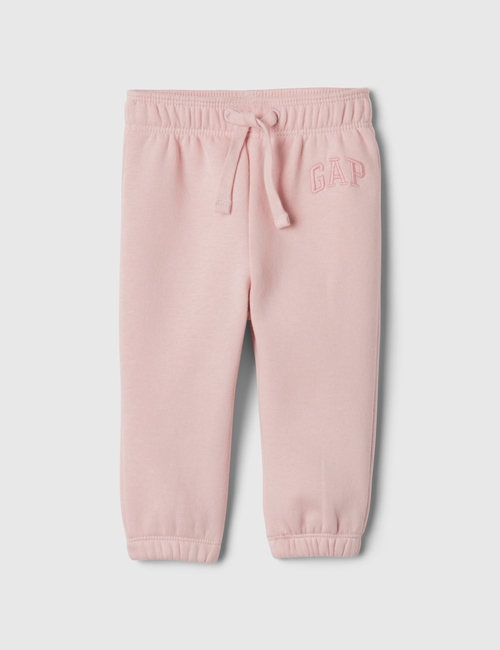 بنطال رياضي ناعم بلون باهت وشعار جاب للأطفال الرضع