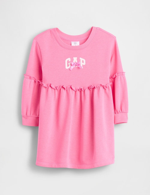 Baby & Toddler Bow Logo Sweatshirt Dress