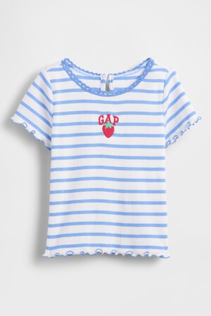 Baby & Toddler Embroidered Logo Rib T-Shirt