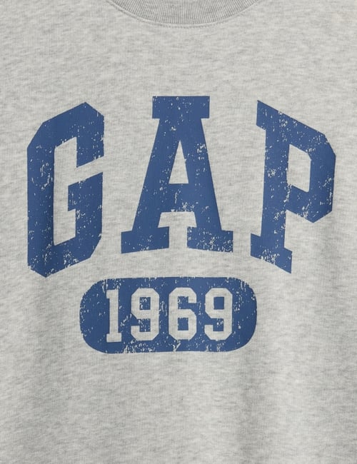 Kids French Terry Relaxed Gap Logo T-Shirt