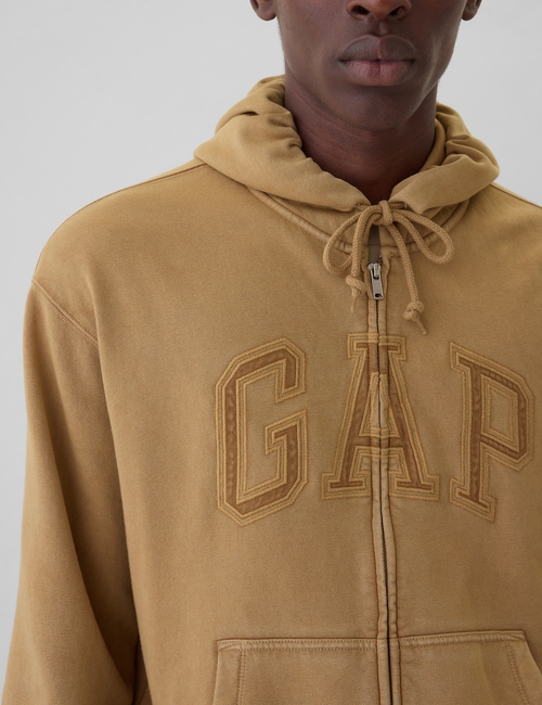 Logo Zip Hoodie