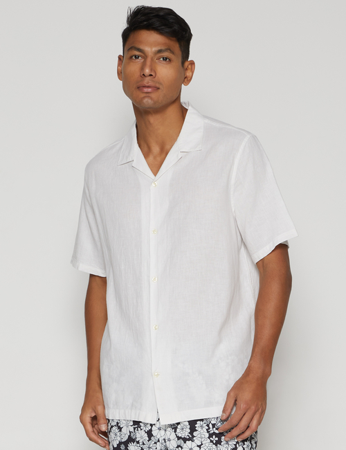 Linen-Blend Vacay Shirt in Standard Fit