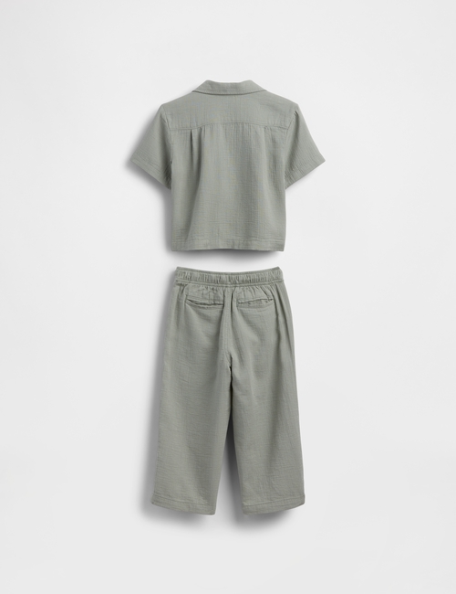 QUILTED SS TOP/PANTSET