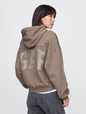 Vintage Soft Cropped Hoodie