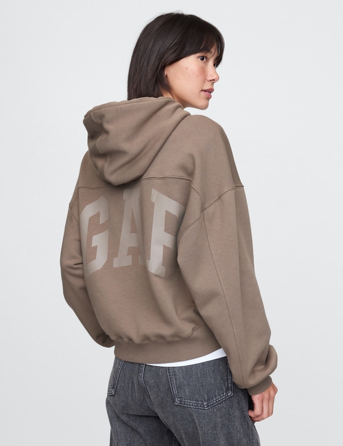 Vintage Soft Cropped Hoodie
