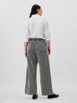 High Rise Wide-Leg Pull-On Jeans
