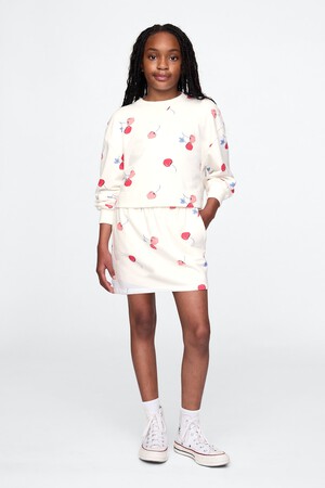 Kids Vintage Soft French Terry Skort