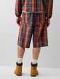 GAP X PROJ A PLAID SHORT