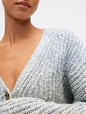 Cotton-Blend Crop Cardigan Sweater