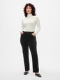 High Rise Velvet '90s Straight Pants