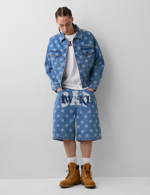 Gap × Awake NY Oversized Dotted Icon Denim Jacket