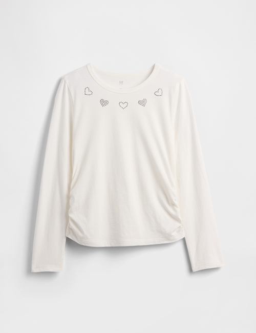 Kids Ruched Graphic T-Shirt