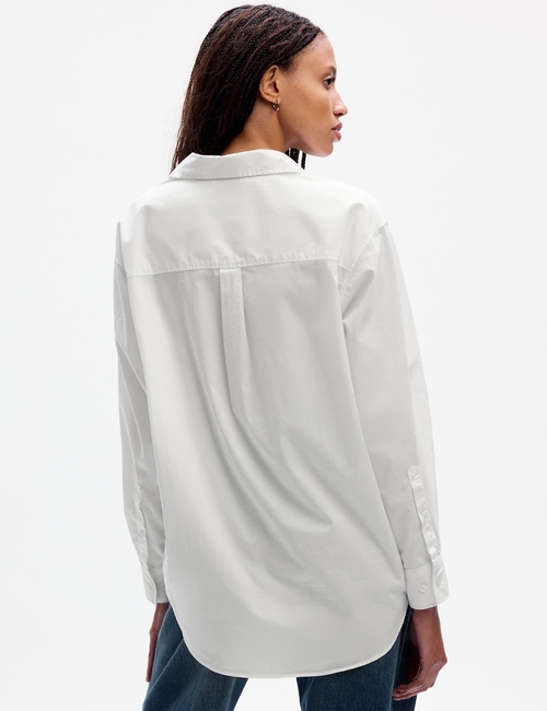Organic Cotton Poplin Big Shirt