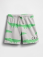 babyGap Relaxed French Terry Logo Pull-On Shorts