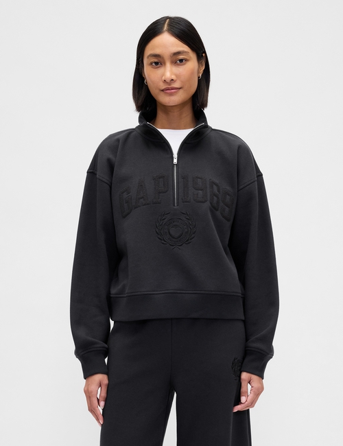 VintageSoft 1969 Logo Half-Zip Pullover