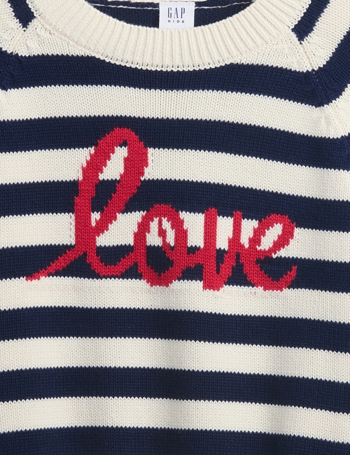 Kids Relaxed Graphic Crewneck Sweater