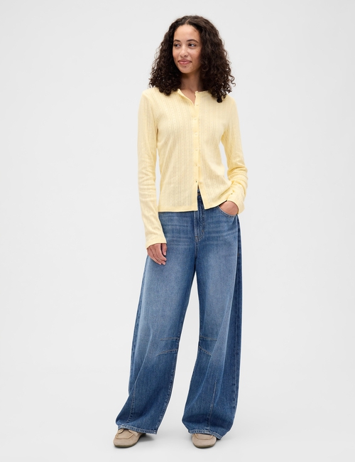 V-LS POINTELLE CARDI