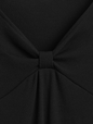 LS BOW RIB DRESS