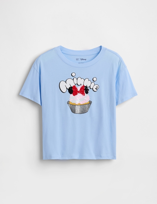 GapKids × Disney Oversized Flippy Sequin Graphic T-Shirt