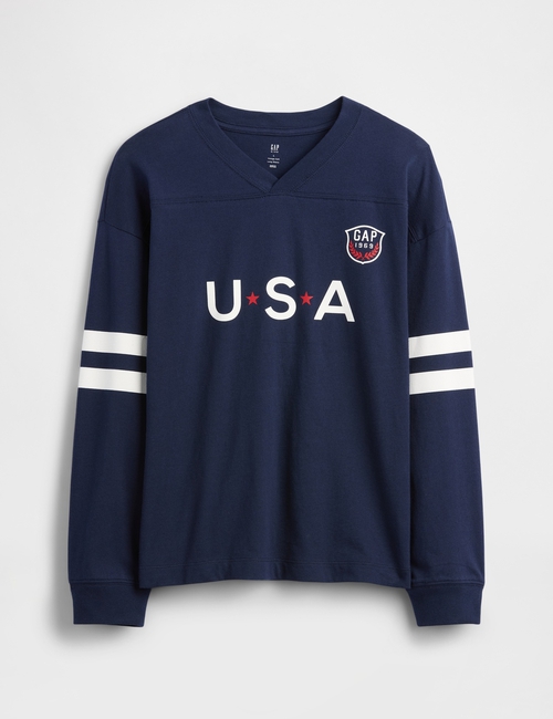 V-LS GRAPHIC WINTER TEE