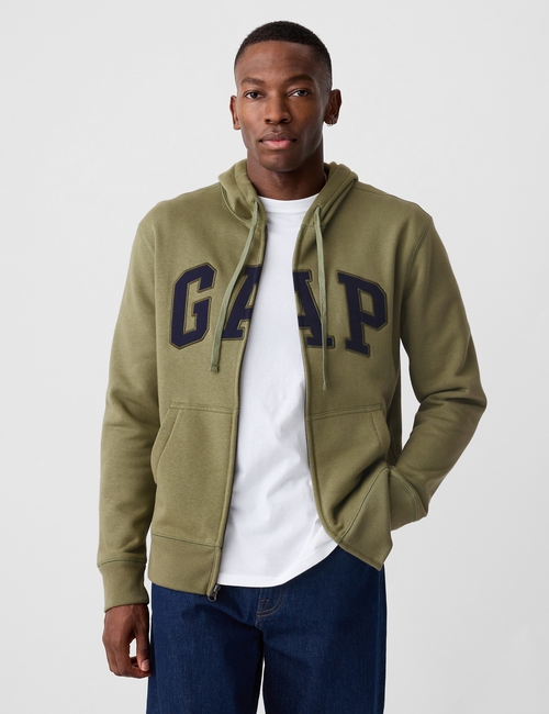 Gap Logo Zip Hoodie