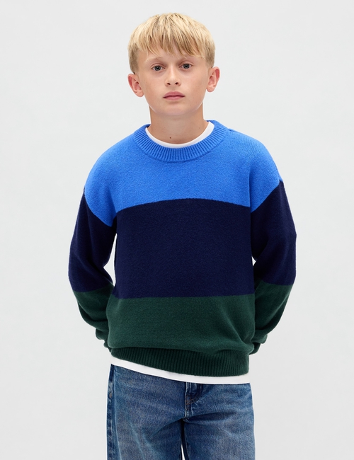 Kids CashSoft Relaxed Crewneck Sweater