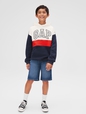 Kids Relaxed Gap Logo Colorblock Hoodie
